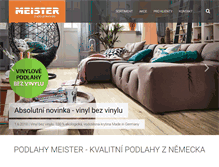 Tablet Screenshot of meister-podlahy.cz
